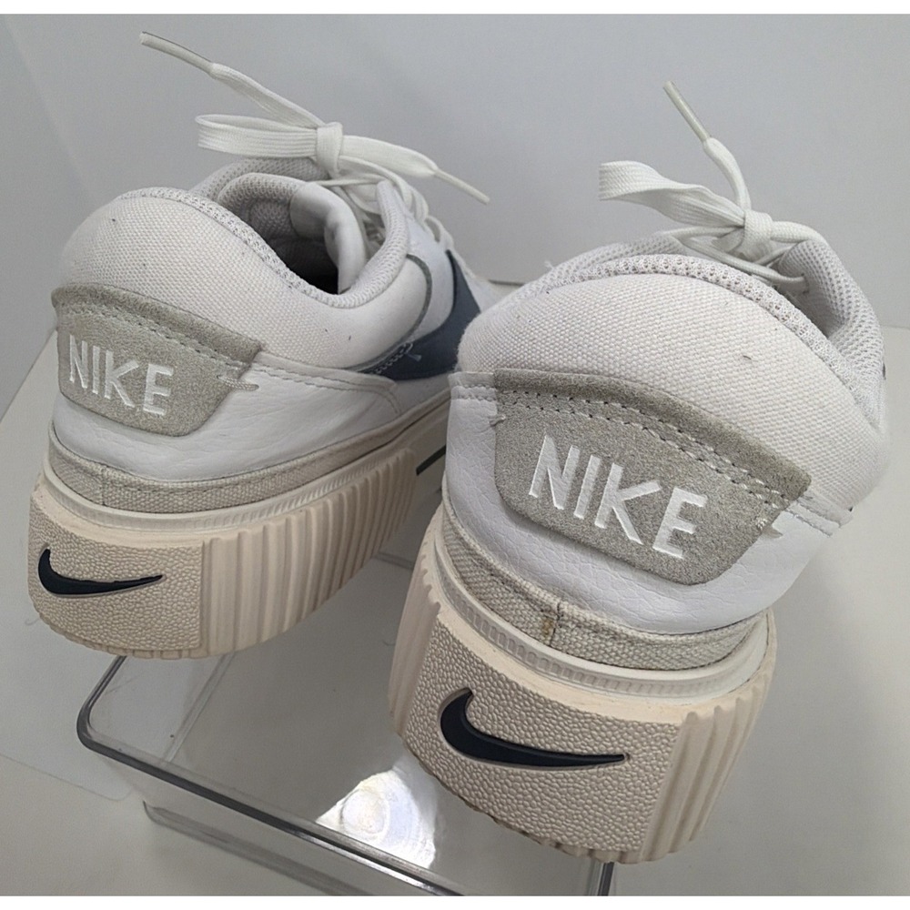 Size 9 - Nike Court Legacy Lift White Diffused Blue Platform Sneakers DM7590-104 - Picture 9 of 16